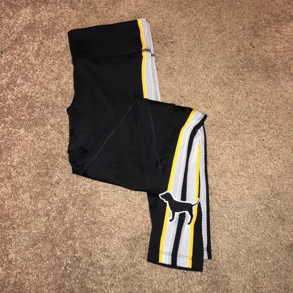 VS PINK yellow cozy leggings 💞
